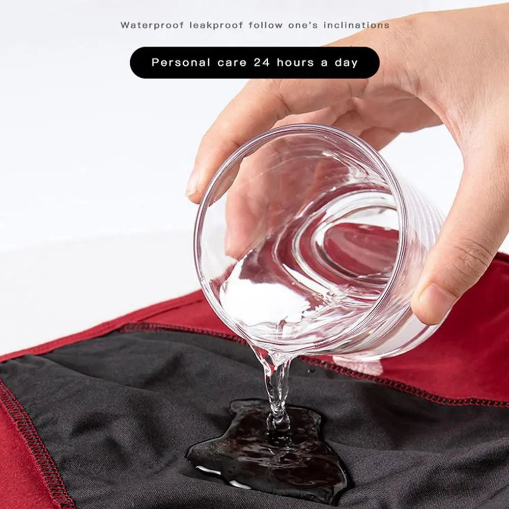 Bragas menstruales muy abundantes para mujer, calzoncillos de algodón transpirables, ropa interior fisiológica de cintura baja para mujer