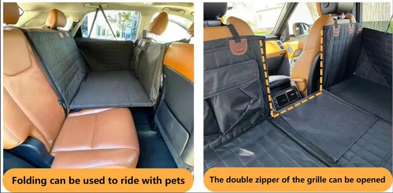 Funda para asiento trasero de coche, cubierta protectora de viaje para perros grandes con rodamiento de 130kg, estera duradera para coches, camiones, SUV, estera de protección impermeable para mascotas