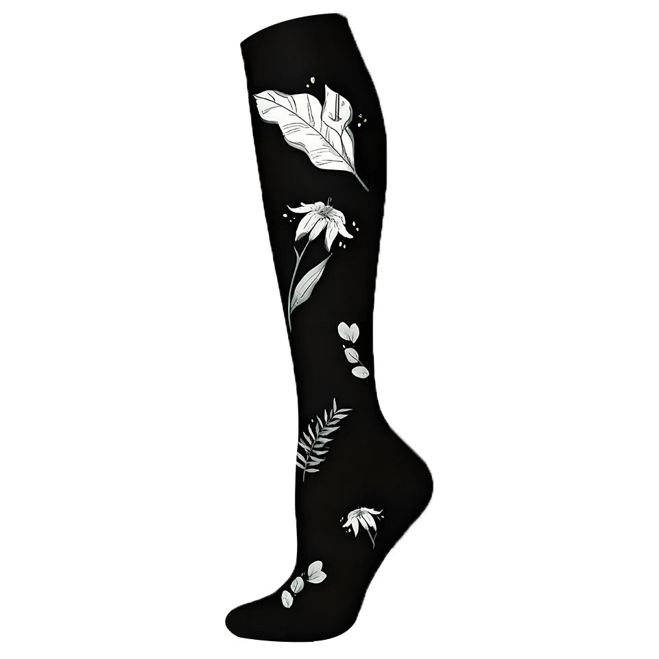 Nuevos calcetines de compresión deportivos para venas varicosas, calcetines médicos de nailon para enfermería, aptos para correr, saltar, antifatiga