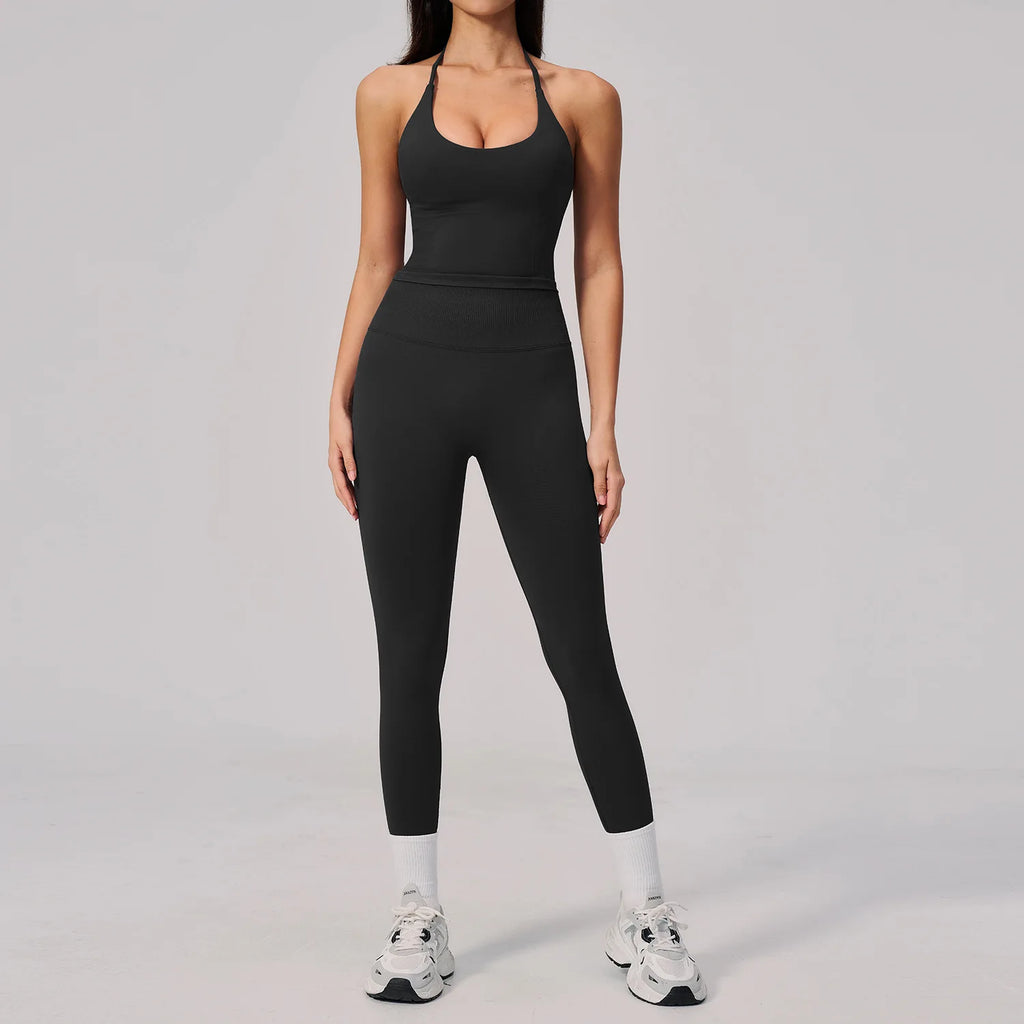Conjunto de Yoga sin Costuras para Mujer, Ropa Deportiva, Conjunto de Fitness de 2 Piezas, Leggings y Sujetador Deportivo Transpirable, Ropa Deportiva Femenina