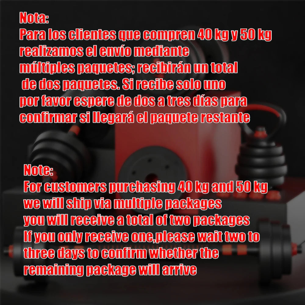 Juego de mancuernas y barra ajustables, pesas de 10 kg, 15 kg, 20 kg, 30 kg, 40 kg, 50 kg, mancuernas para gimnasio y hogar, aptas para hombres