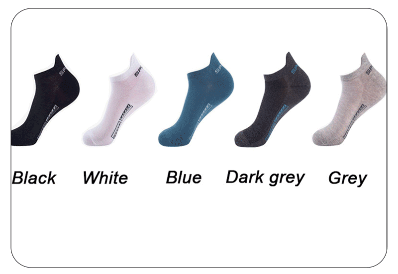 5/10/20 pares de calcetines deportivos de poliéster transpirables de malla fina de verano para hombre calcetines cortos absorbentes de sudor