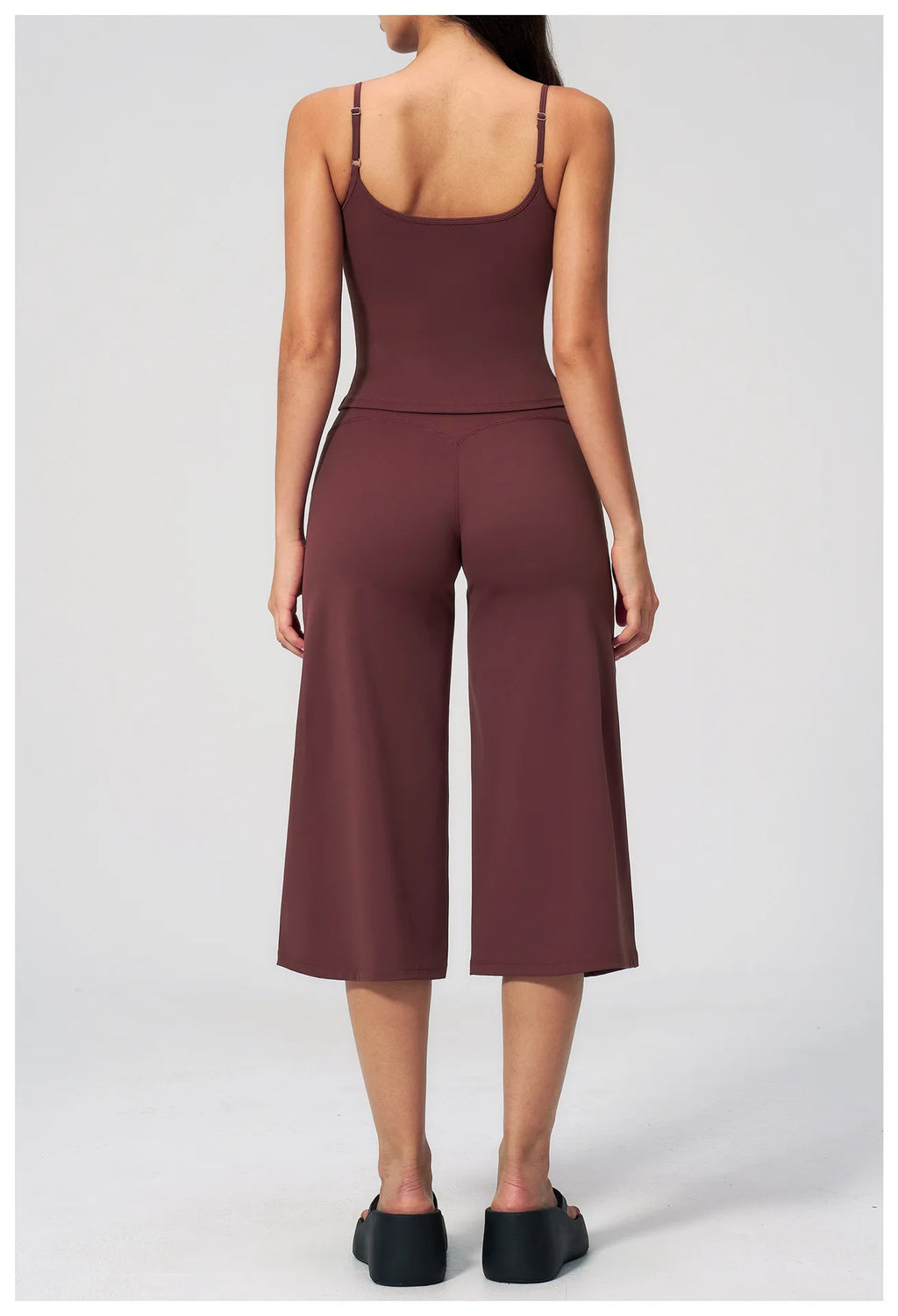 Conjunto Deportivo de Yoga para Mujer, Conjunto de Dos Piezas, Pantalones y Top, Traje Deportivo para Gimnasio, Yoga y Entrenamiento