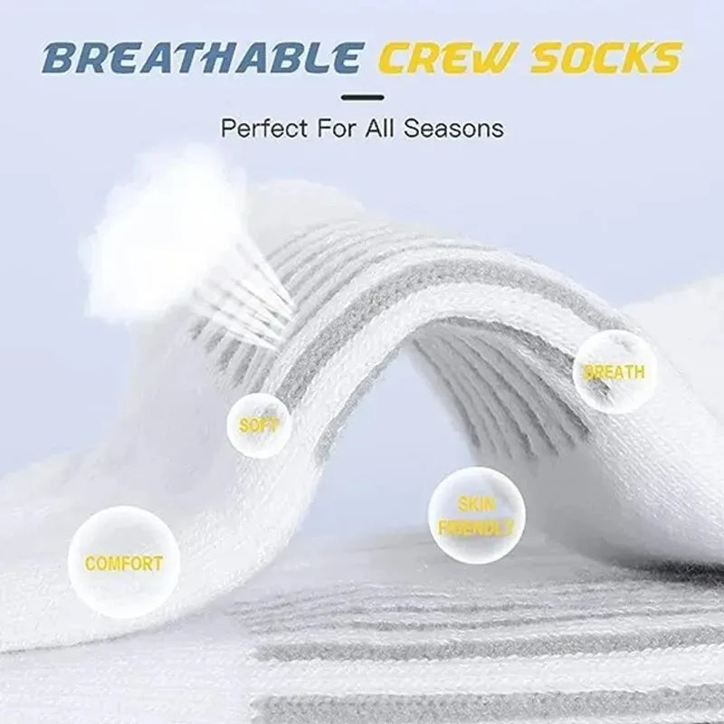 6/12 pares de calcetines de gimnasio al aire libre para hombre, alta calidad, cómodos, suaves, agarre al suelo, fútbol, talla grande, nuevo estilo
