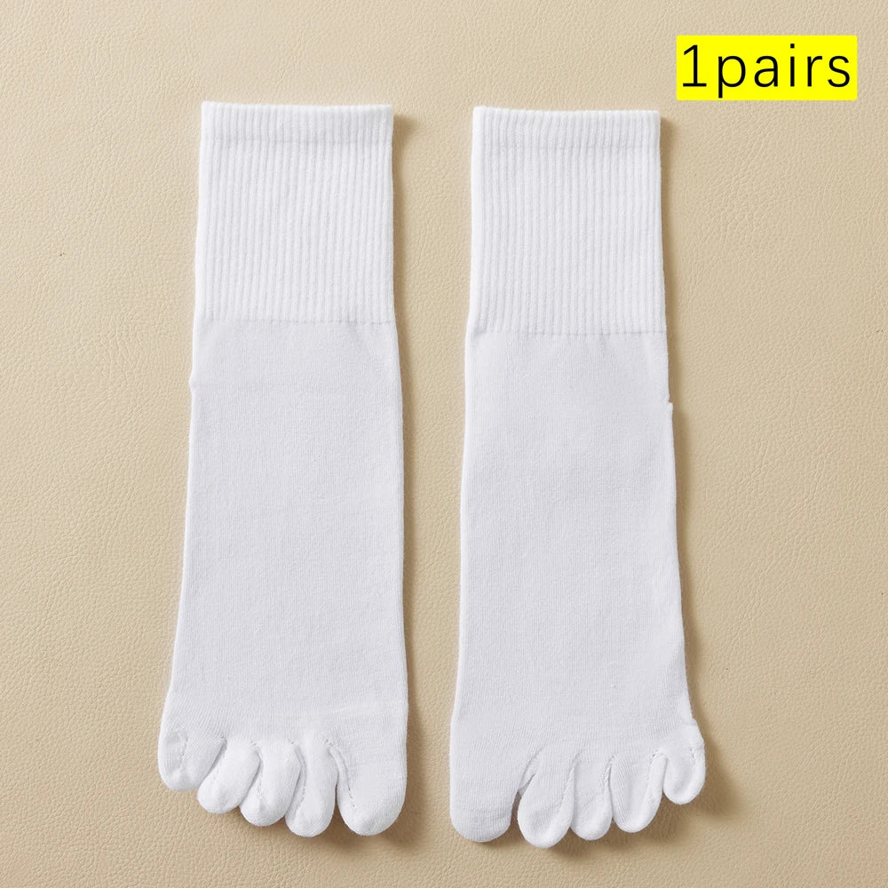 Gran oferta de calcetines de algodón para hombre, calcetines largos que absorben la humedad, Control de olores, diseño de punta sin costuras, para uso diario deportivo