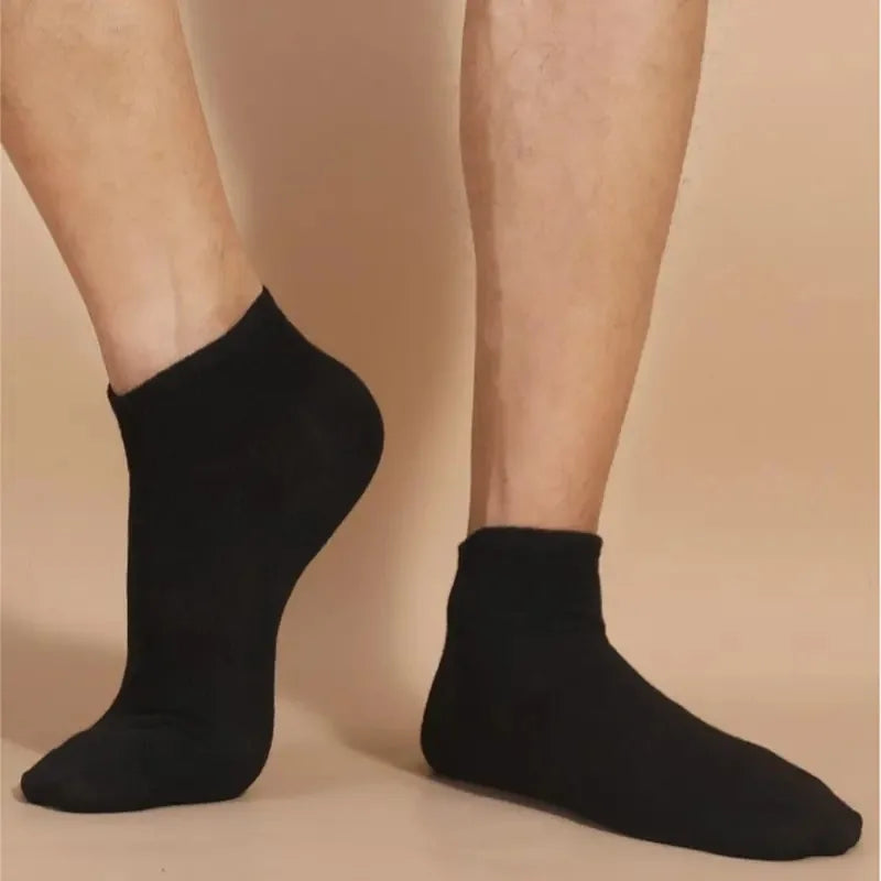 Calcetines tobilleros de corte bajo para hombre y mujer, medias tobilleras finas, transpirables, antiolor, absorbentes de sudor, 10 pares