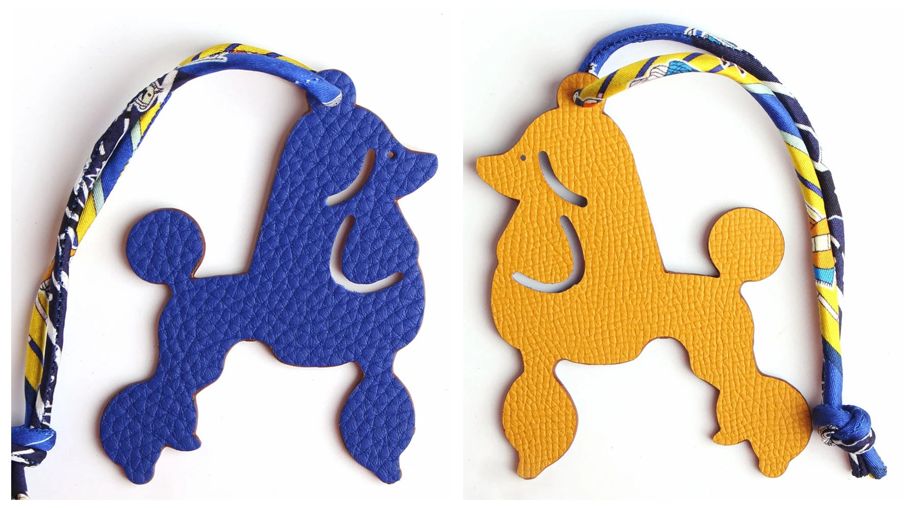 Llavero con doble cara de piel auténtica de grano completo de cocodrilo, gato de la suerte, cachorro, perro, caballo, mochila, colgante, Animal, bolso de mujer