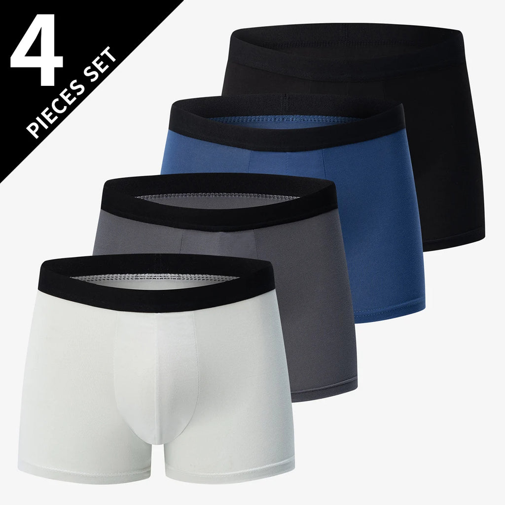 Ropa interior para padres e hijos para hombres y adolescentes, pantalones cortos con estampado Simple y a la moda, pantalones cortos informales con cintura elástica Joker, 4/10 piezas