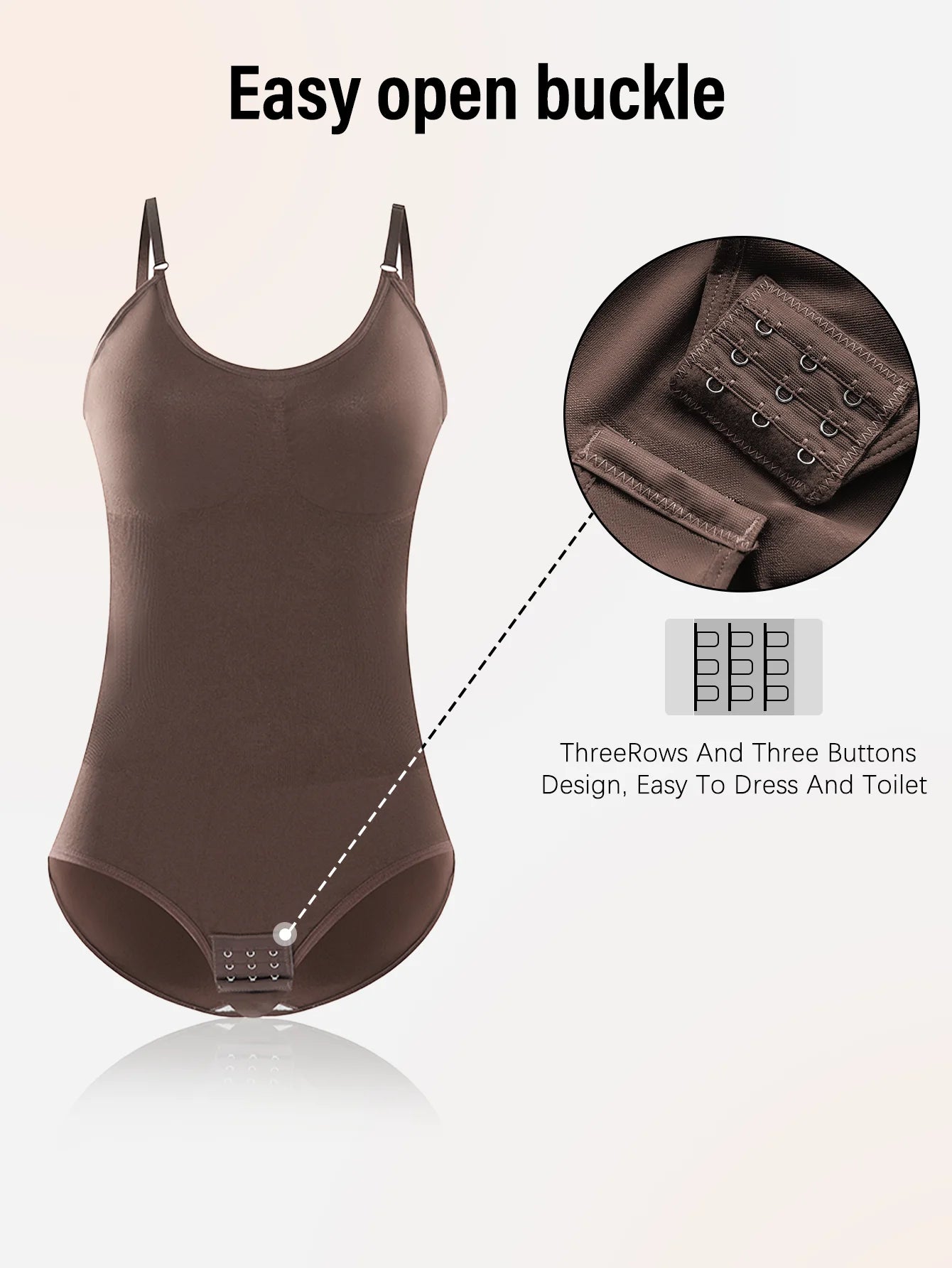 Envío Directo: Body Moldeador Sexy para Mujer, Sin Costuras, Levanta Glúteos, Suaviza la Figura, con Abertura en la Entrepierna, Alta Elasticidad