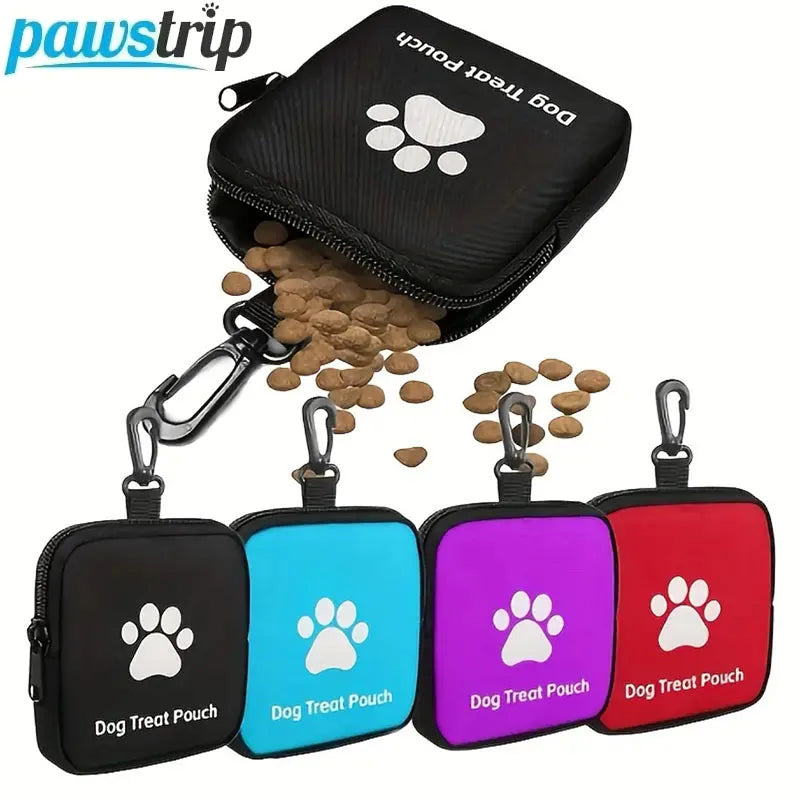 Bolsa portátil para golosinas para perros, adiestramiento al aire libre, bolsillo para comida para perros, bolsas multifuncionales de recompensa para perros, suministros para mascotas