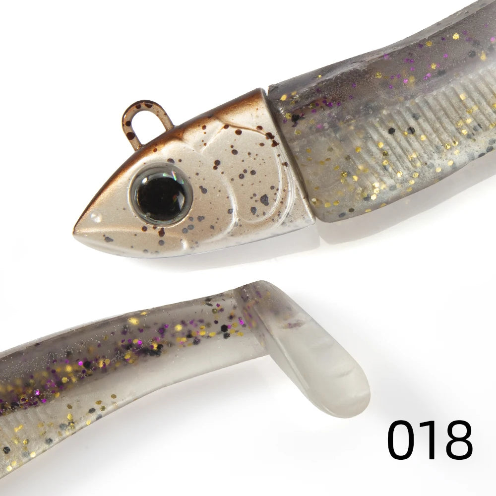 Señuelo de pesca de silicona suave Hunthouse Barre T. Minnow 70/85/100/110/125/135/155mm para lubina y lucio LW216