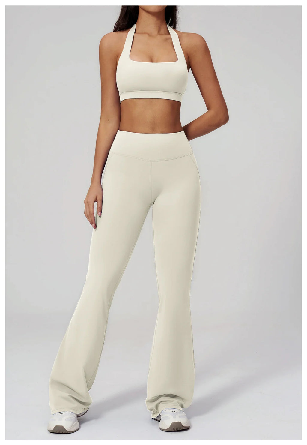 Conjunto de Yoga para Mujer, Ropa Deportiva, Conjunto de Gimnasio y Fitness, 2 Piezas, Leggings para Correr, Sujetador Deportivo Transpirable, Ropa Deportiva Femenina