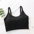 Ropa interior Sexy para mujer, lencería sin anillo de acero, sujetador, Top de tubo envuelto en el pecho, belleza en la espalda, Top de tubo de sección delgada de algodón activo