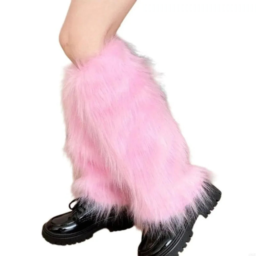 Calentadores de Piernas de Piel Sintética, 40 cm, Estilo Japonés, Lolita, Cubrebotas, Kawaii, Y2K, Calentadores de Rodilla para Otoño/Invierno