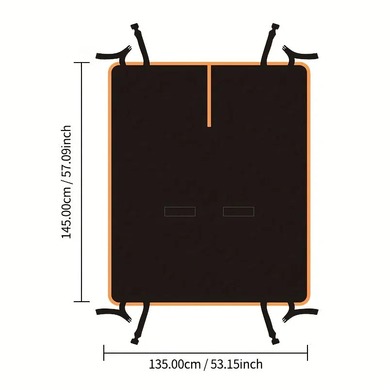 Funda Protectora Premium para Asiento de Coche para Perros, de Tela Oxford, Resistente al Agua y a los Arañazos, Tipo Hamaca, para Autos, Camionetas y SUVs