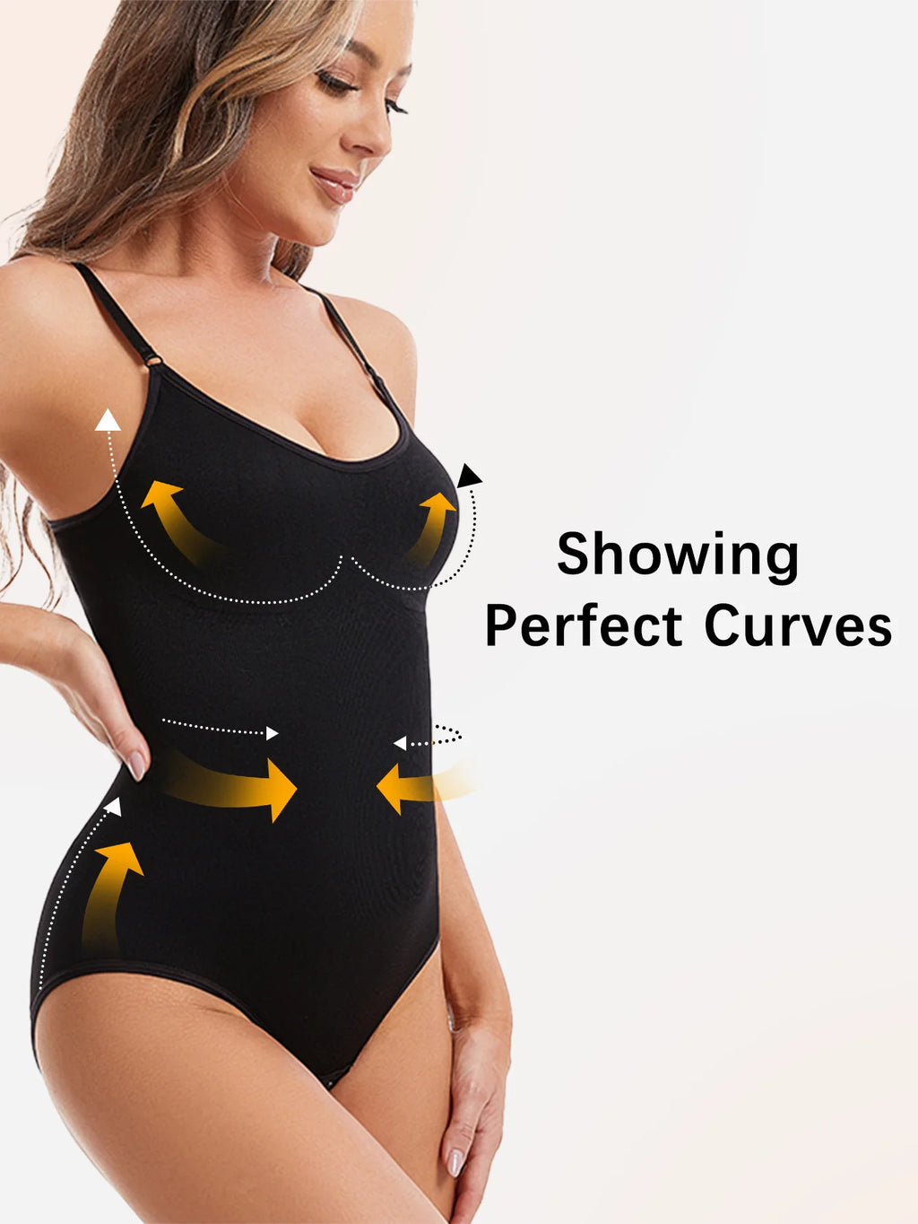 Envío Directo: Body Moldeador Sexy para Mujer, Sin Costuras, Levanta Glúteos, Suaviza la Figura, con Abertura en la Entrepierna, Alta Elasticidad