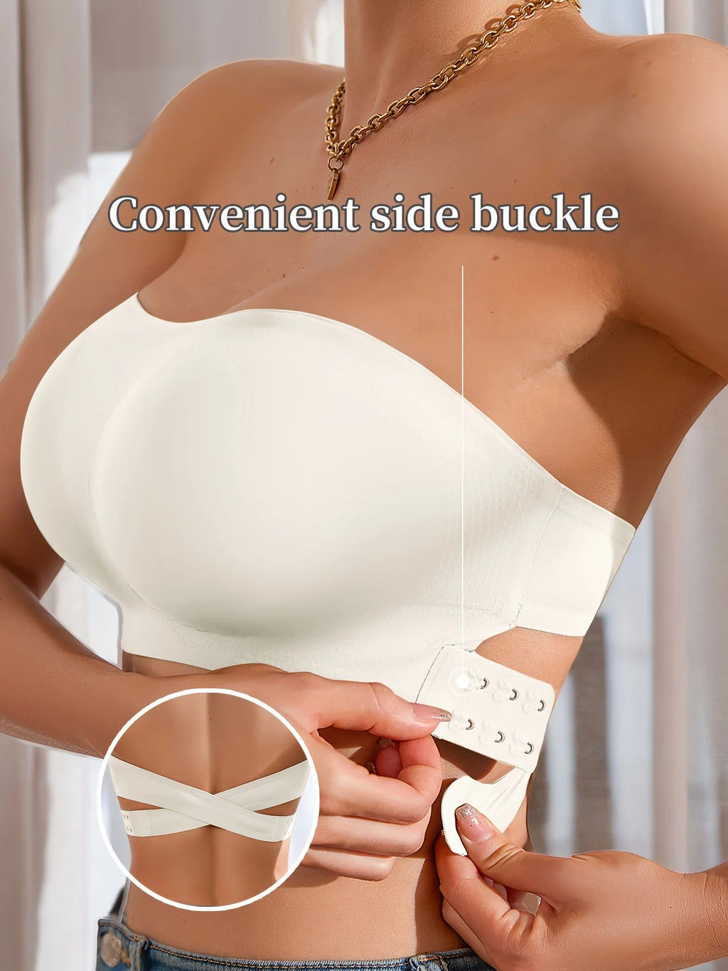 1 unds/3 unids/pack YMQJ sujetador sin costuras acolchado extraíble de seda de hielo suave sin rastro para mujer sujetador sin costuras para mujer sujetador sin tirantes
