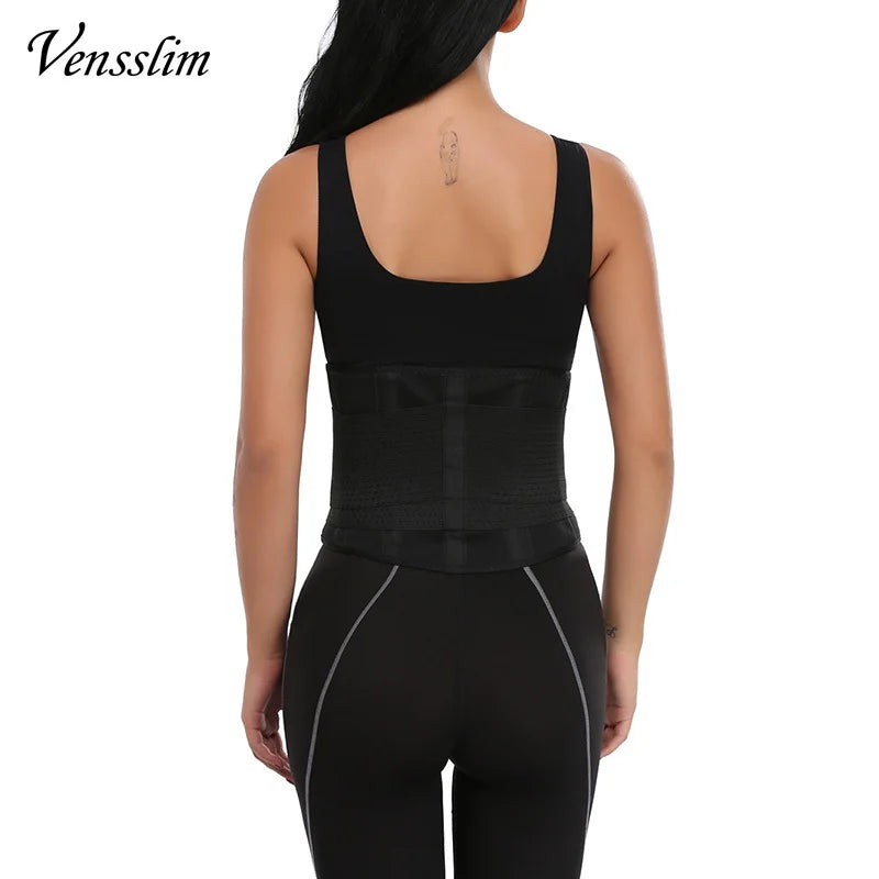 Vensslim mujeres Sauna sudor Abdomen recortador cinturón cintura entrenador adelgazante cuerpo Shaper corsé entrenamiento vientre delgado quemador de grasa fajas
