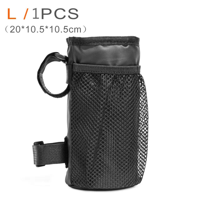 NEWBOLER-bolsa para bicicleta, portabotellas de agua para ciclismo, bolsa para hervidor aislado para bicicleta de montaña, bolsa para manillar de montar, accesorios para bicicleta