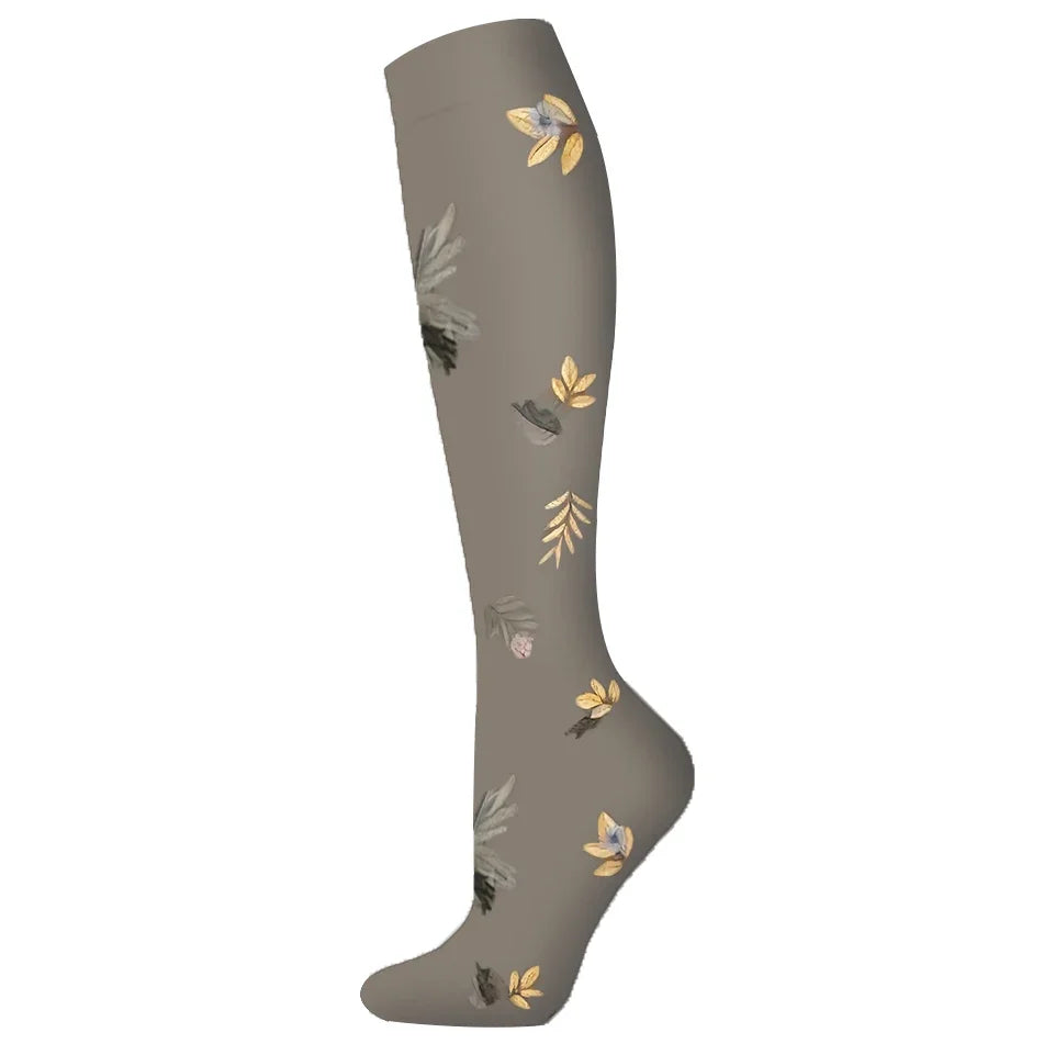 Nuevos calcetines de compresión deportivos para venas varicosas, calcetines médicos de nailon para enfermería, aptos para correr, saltar, antifatiga