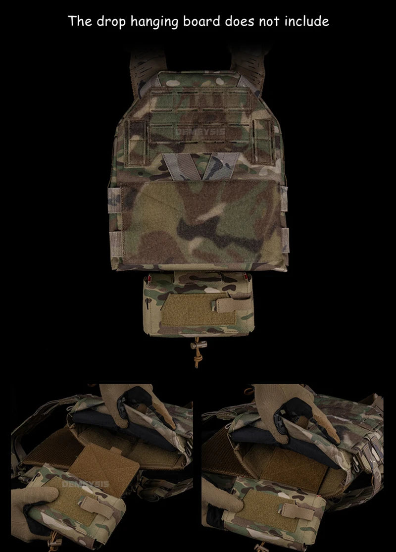 Bolsa táctica de primeros auxilios médicos, bolsas compactas para traumatismos al aire libre, IFAK para caza, chaleco Airsoft, portador de placa