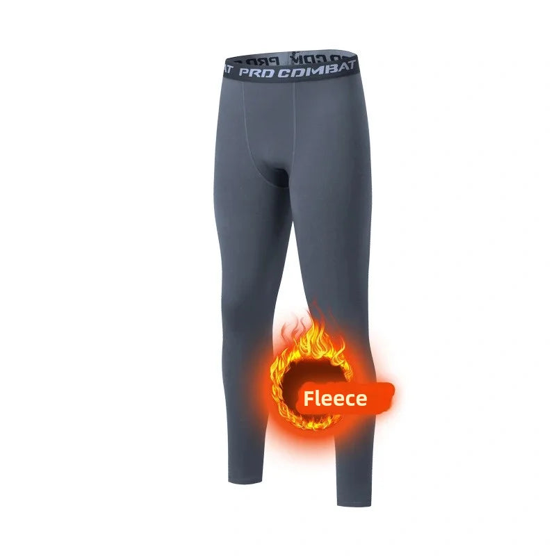 Ropa interior térmica de invierno para hombre, mallas de lana para hombre, pantalones largos cálidos, pantalones térmicos de compresión, medias, ropa para hombre 3XL