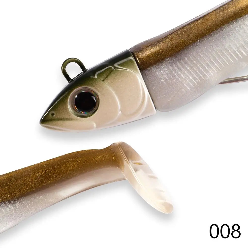 Señuelo de pesca de silicona suave Hunthouse Barre T. Minnow 70/85/100/110/125/135/155mm para lubina y lucio LW216