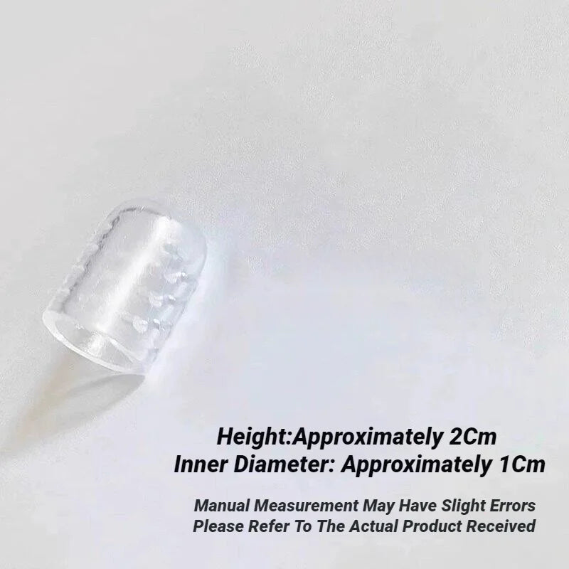 Protectores de dedos de silicona transparentes y transpirables de alta elasticidad, previenen ampollas, callos y durezas, cuidado de los pies antifricción