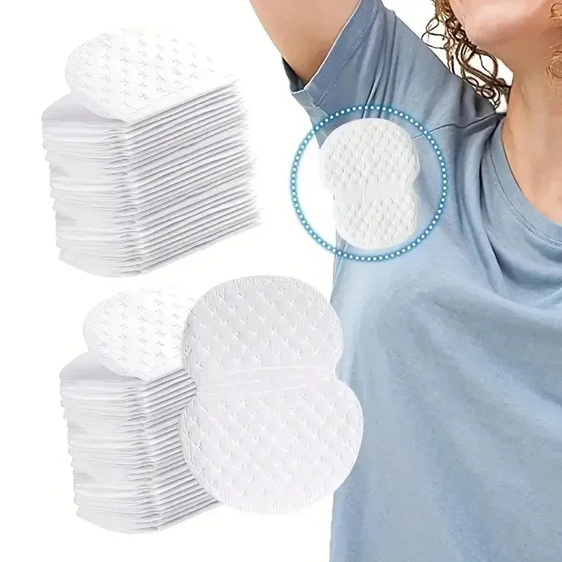 10/20/40/50 Uds. Almohadillas para el sudor Unisex, desodorantes de verano, almohadillas para el sudor antitranspiración desechables, almohadilla protectora para el sudor absorbente