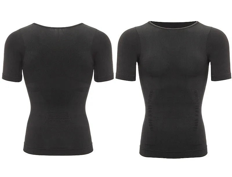 Chaleco moldeador de cuerpo adelgazante para hombre, camisa Abs para Abdomen, entrenamiento de gimnasio delgado, Control de barriga, camiseta sin mangas de compresión, ropa moldeadora sin mangas