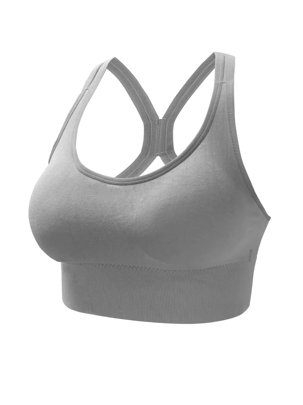 Sujetador deportivo sin costuras, cómodo y transpirable, push up, para yoga@W4