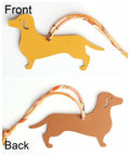 Llavero con doble cara de piel auténtica de grano completo de cocodrilo, gato de la suerte, cachorro, perro, caballo, mochila, colgante, Animal, bolso de mujer