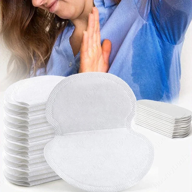 10/20/40/50 Uds. Almohadillas para el sudor Unisex, desodorantes de verano, almohadillas para el sudor antitranspiración desechables, almohadilla protectora para el sudor absorbente