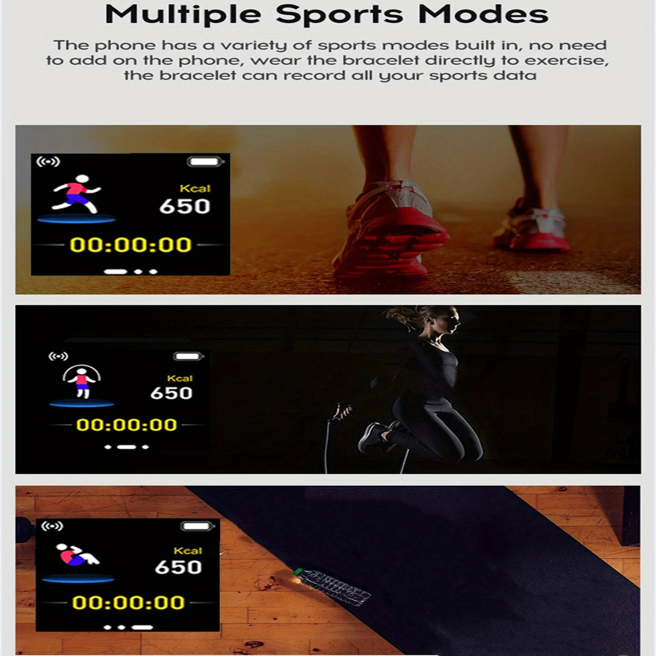 Reloj inteligente para hombre y mujer, pulsera con mensaje, Monitor de Fitness, regalo de cumpleaños, reloj electrónico para Android IOS