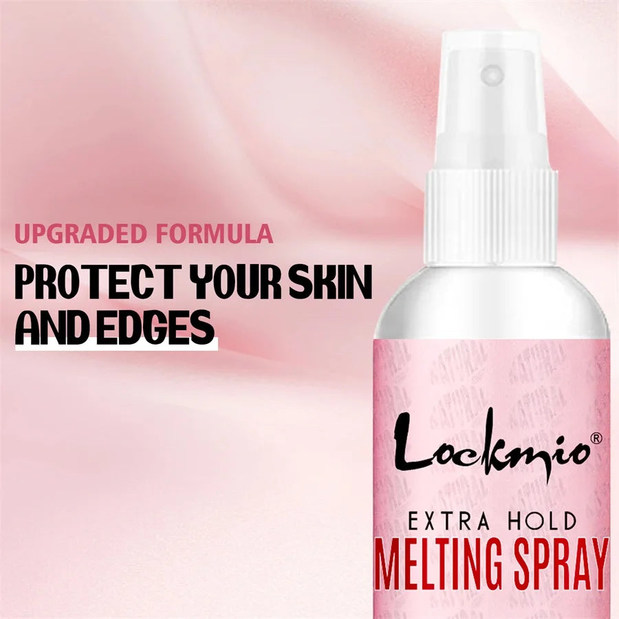 LOCKMIO pegamento de encaje adhesivo de fusión de secado rápido, malla adhesiva de larga duración, agente de fijación de instalación de Peluca de Cosplay, 60ML