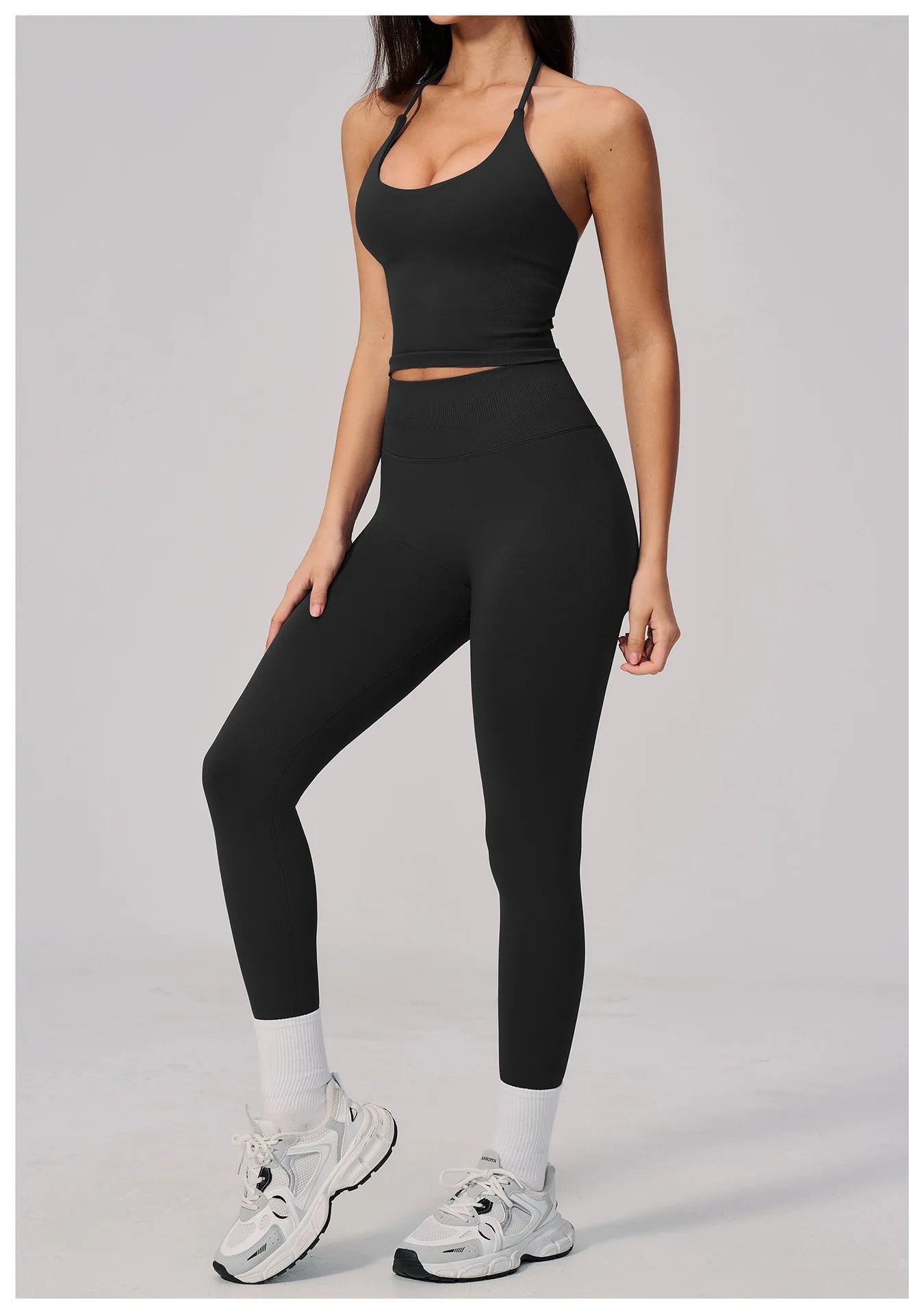 Conjunto de Yoga sin Costuras para Mujer, Ropa Deportiva, Conjunto de Fitness de 2 Piezas, Leggings y Sujetador Deportivo Transpirable, Ropa Deportiva Femenina