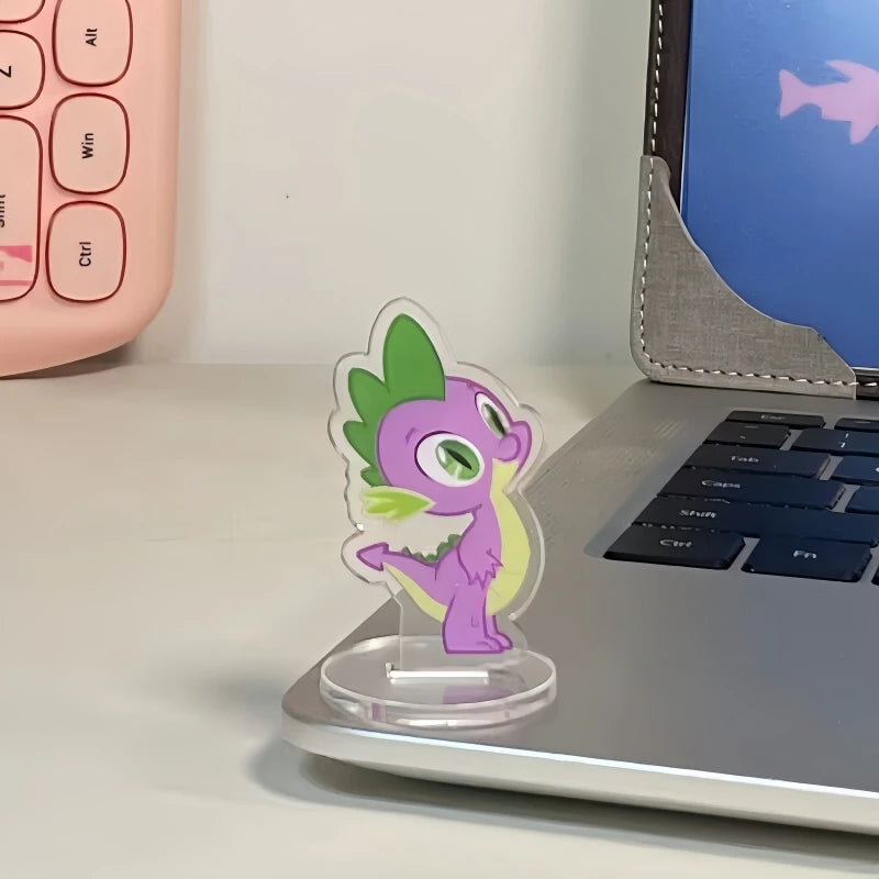 10 unids/set Anime princesa Luna Starlight Glimmer dibujos animados caballo acrílico adornos de escritorio decoración de escritorio 4-6CM de alto