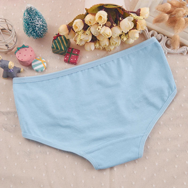 Bragas de talla grande para mujer, ropa interior de algodón suave, lencería Sexy, 7 unidades por lote