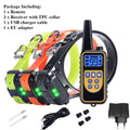 Collar de entrenamiento para perros y mascotas de 800M, pitido remoto, vibración, choque, recargable, impermeable, entrenador de mascotas, parada antiladridos para 3 perros
