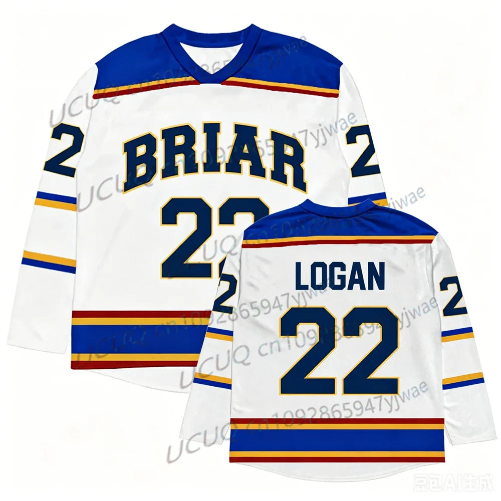 Camiseta de hockey de la Universidad Briar de la serie de TV Off Campus 2026, camiseta unisex de Graham Logan, Di Laurentis, Tucker, camiseta de playa