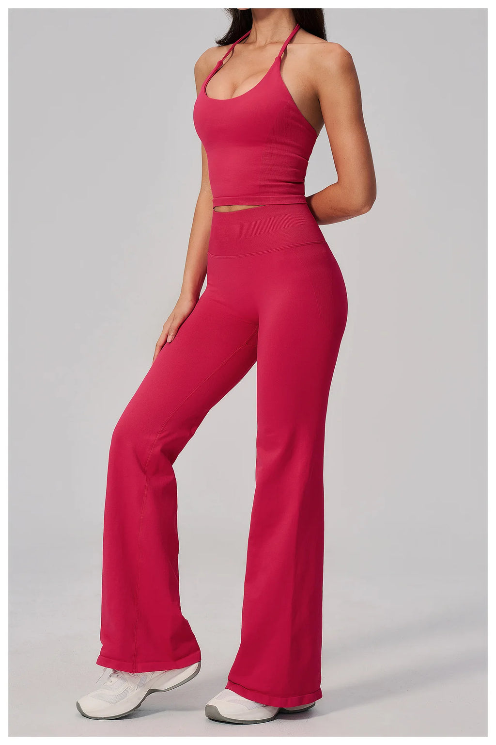 Conjunto de Yoga sin Costuras para Mujer, Ropa Deportiva, Conjunto de Fitness de 2 Piezas, Leggings y Sujetador Deportivo Transpirable, Ropa Deportiva Femenina