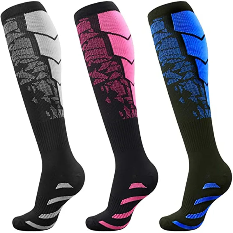 Calcetines de compresión para correr, calcetines deportivos para enfermería médica, 20-30mmHg, para viajes en vuelo, embarazo, Edema, Diabetes, venas varicosas