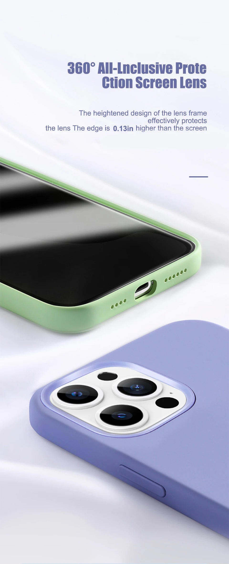 Funda de teléfono de silicona líquida de lujo para APPLE iPhone 11 13 12 14 15 16 Pro Max fundas para iPhone 15 Plus funda protectora a prueba de golpes
