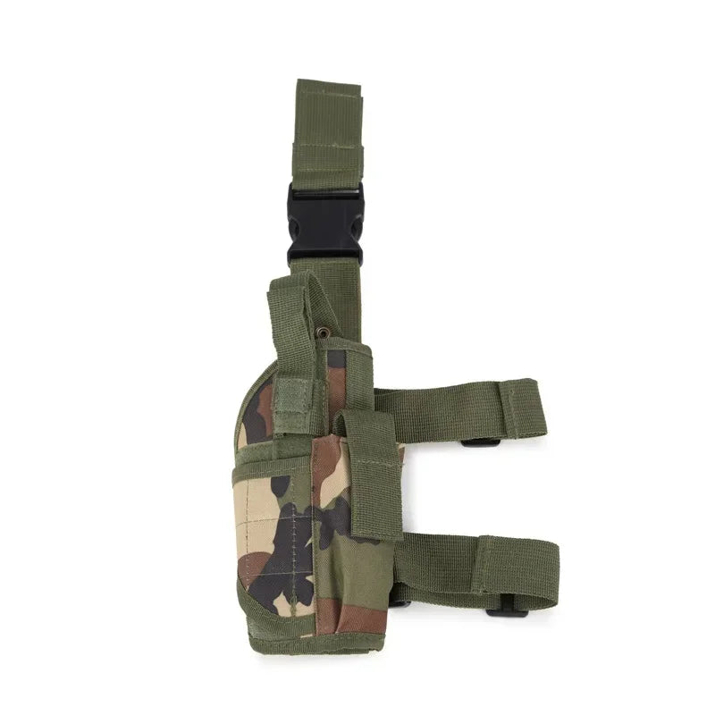 Funda Universal para pistola con pierna caída, bolsa táctica para pistola en el muslo para diestros, arnés para piernas para todas las pistolas