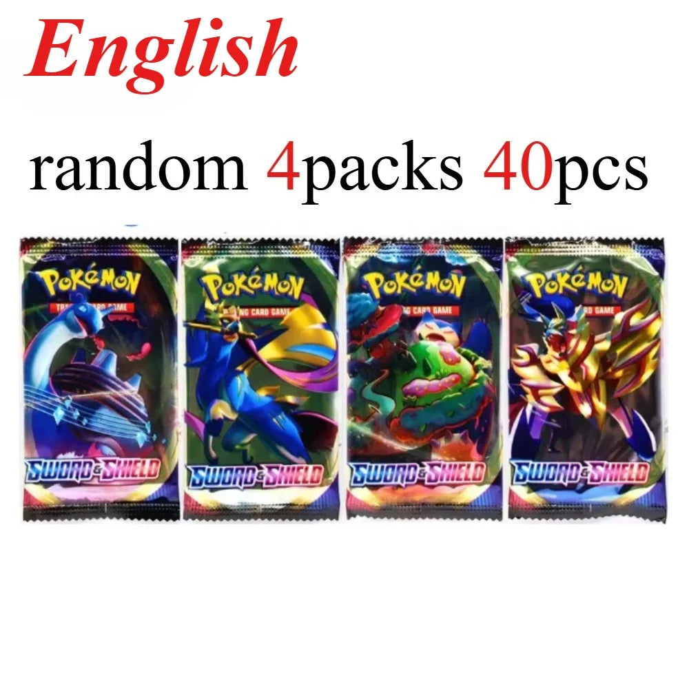40 Uds. Tarjeta de Pokémon prismática 151 evoluciones inglés Booster Battle juego de cartas de Pokémon Carte Trading tarjetas de colección regalo