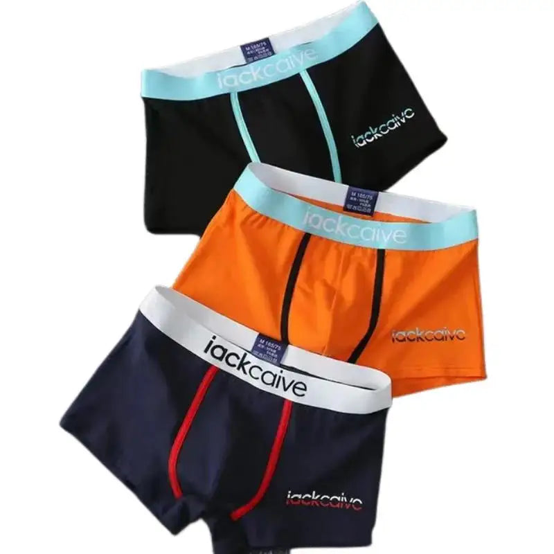 3 uds bragas masculinas ropa interior de algodón para hombres Boxers transpirables Boxer para hombre calzoncillos estampados pantalones cortos cómodos ropa interior para hombres M-3XL