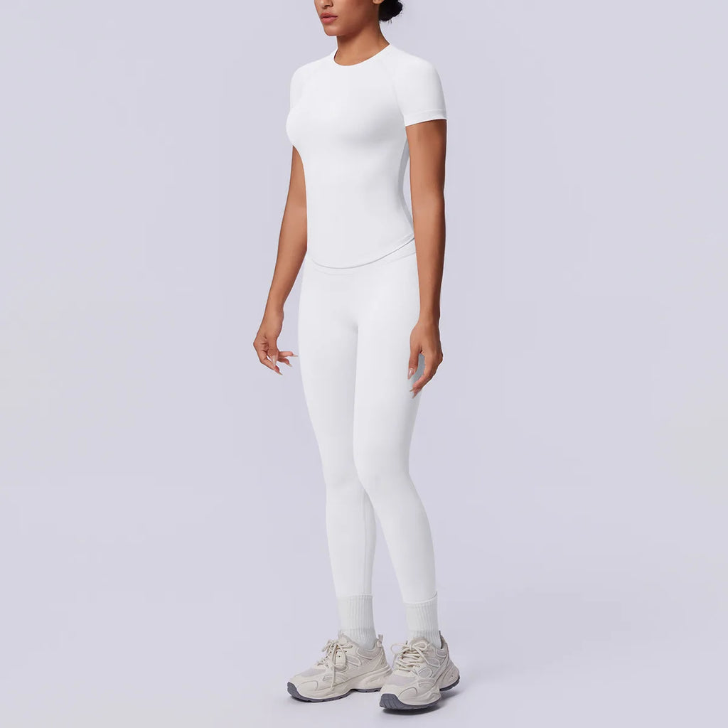Conjunto Deportivo de Yoga para Mujer, Conjunto de Dos Piezas, Pantalones y Top, Traje Deportivo para Gimnasio, Yoga y Entrenamiento