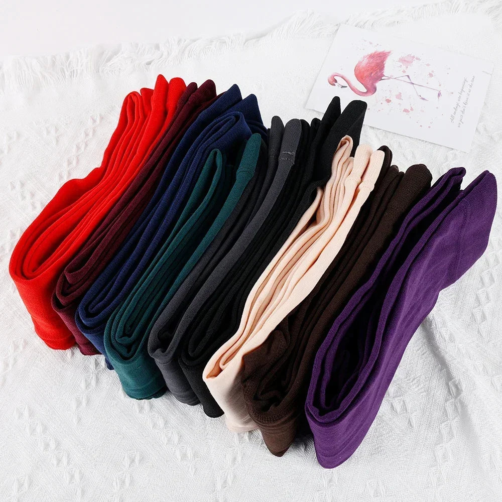 Medias térmicas de invierno para mujer, pantimedias de terciopelo transparente con forro polar, mallas gruesas y cálidas con capa interior de felpa