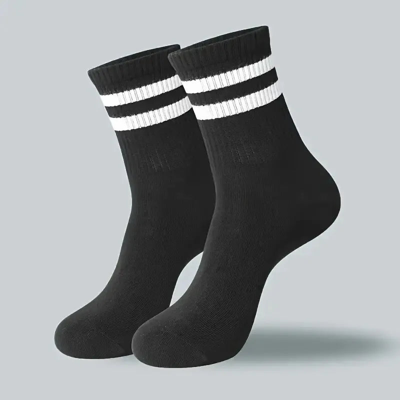 5/10/20 pares de calcetines de cuello redondo de color sólido neutro, calcetines deportivos transpirables y cómodos para primavera y verano, calcetines deportivos para todas las estaciones