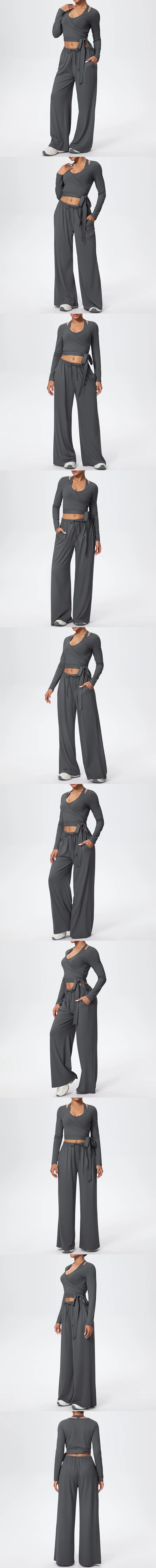 3 uds mujer correr Fitness entrenamiento ropa deportiva mujer gimnasio Push Up correr recreación al aire libre ropa deportiva conjunto de Yoga chándal de mujer
